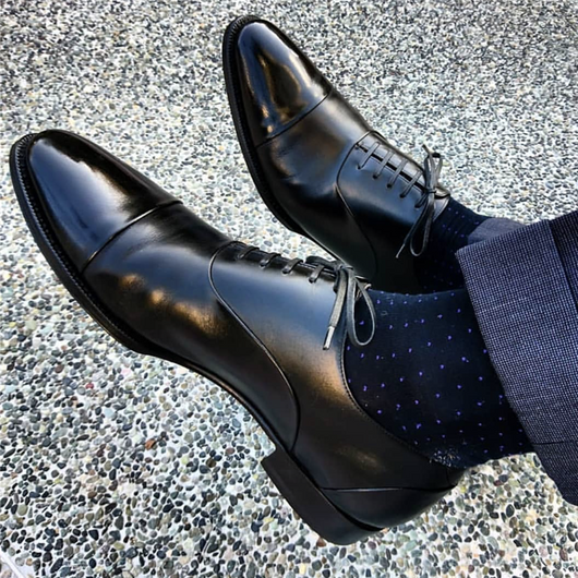 Zapatos de Cuero Británicos para Hombre con Cordones y Corte Bajo - Image 5