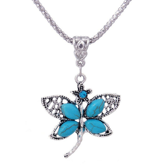 Collar de Turquesa con Diamantes Estilo Europeo y Americano - Image 5