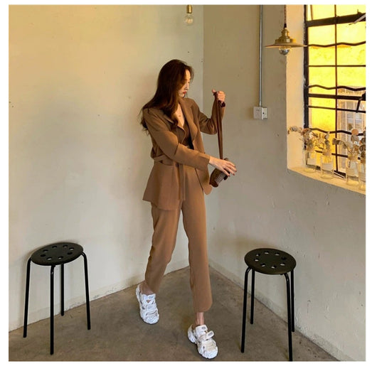Conjunto de 2 Piezas Invierno Elegante - Estilismo para Verse Más Alta