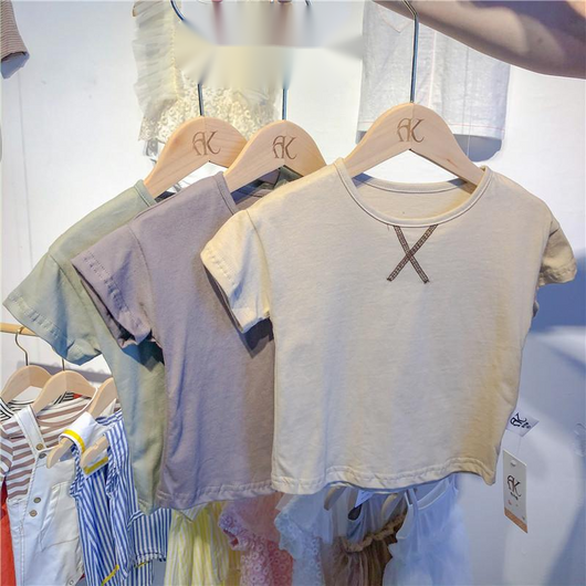 Playera Básica de Manga Corta para Niños - Perfecta para el Verano - Image 14