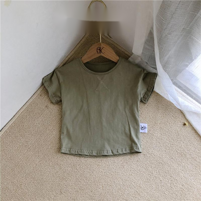Playera Básica de Manga Corta para Niños - Perfecta para el Verano - Image 17
