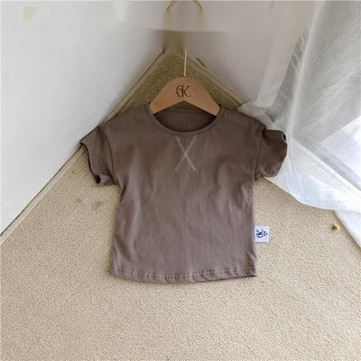 Playera Básica de Manga Corta para Niños - Perfecta para el Verano - Image 7