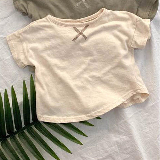 Playera Básica de Manga Corta para Niños - Perfecta para el Verano - Image 10