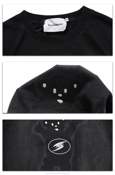 Camiseta Retro Unisex con Estampado de Oso - Diseño Vintage Casual para Hombre y Mujer - Image 10