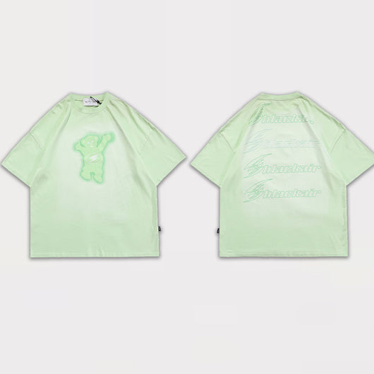 Camiseta Retro Unisex con Estampado de Oso - Diseño Vintage Casual para Hombre y Mujer - Image 6