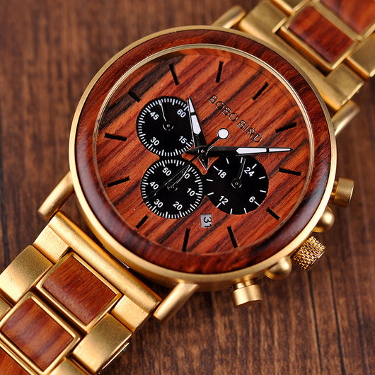 Reloj de Madera para Hombre con Movimiento Miyota - Image 5
