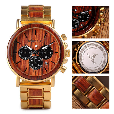 Reloj de Madera para Hombre con Movimiento Miyota - Image 15