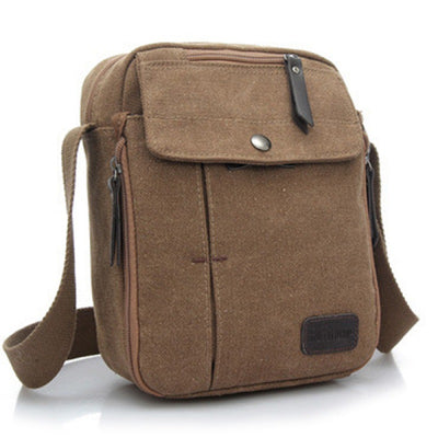 Bolsa Mensajero Canvas Estilo Vertical - Mochila Multifuncional para Viaje y Deporte - Image 3