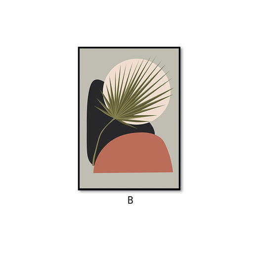 Cuadro Decorativo Abstracto Lujo Moderno con Hojas y Plantas - Image 10