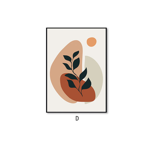 Cuadro Decorativo Abstracto Lujo Moderno con Hojas y Plantas - Image 13