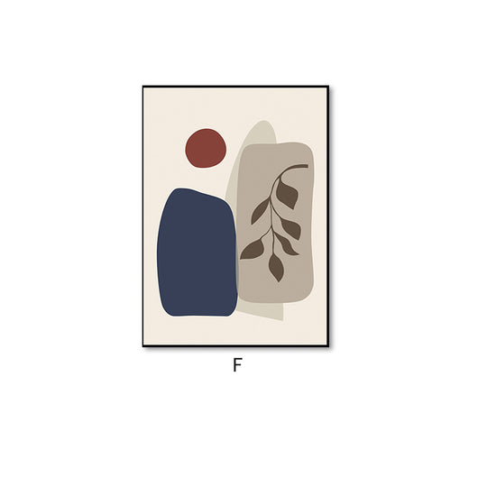 Cuadro Decorativo Abstracto Lujo Moderno con Hojas y Plantas - Image 11