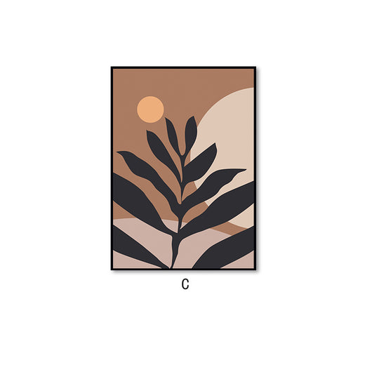Cuadro Decorativo Abstracto Lujo Moderno con Hojas y Plantas - Image 15