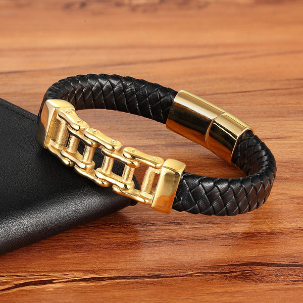 Pulsera de Cuero Trenzado para Hombre - Joyería Personalizable - Image 7