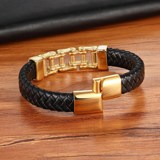 Pulsera de Cuero Trenzado para Hombre - Joyería Personalizable - Image 8