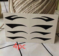 Pegatinas de Sombra Dramática - Delineador Negro Exagerado para Ojos - Image 6