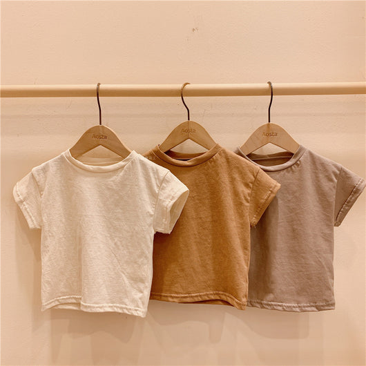 Camiseta de Algodón Puro para Bebé - Manga Corta Unisex - Image 8