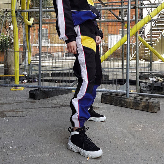 Pantalones Casuales Cintura Alta con Detalles de Color Bloqueado - Image 11