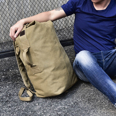 Mochila de Senderismo Unisex Gran Capacidad - Bolsa de Viaje Canvas para Camping y Escalada - Image 3