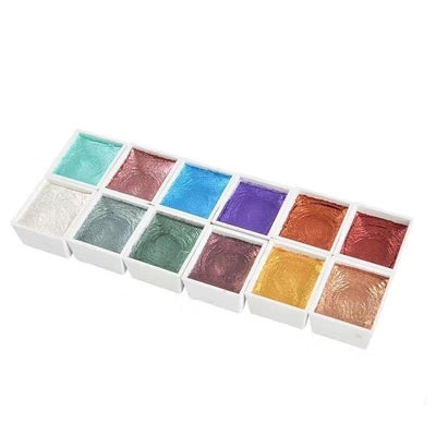 Set de Acuarelas Perladas Portátil para Artistas - Image 7