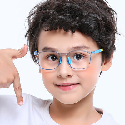 Lentes Bicolor Ultraligeros con Filtro de Luz Azul para Miopía