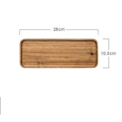 Plato de Madera Estilo Occidental para Desayuno y Frutas - Image 9