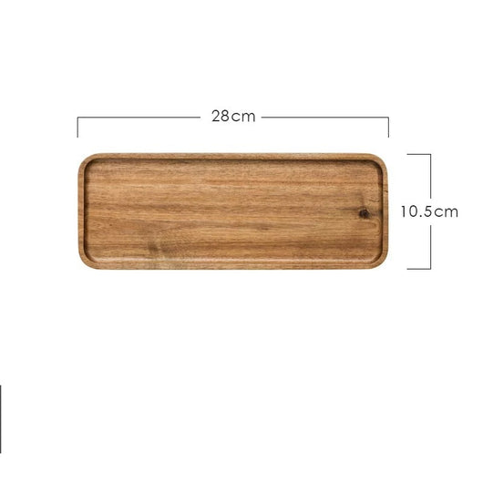 Plato de Madera Estilo Occidental para Desayuno y Frutas - Image 9