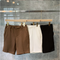 Pantalones Cortos Lisos de 5 Puntos para Hombre