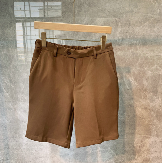 Pantalones Cortos Lisos de 5 Puntos para Hombre - Image 3
