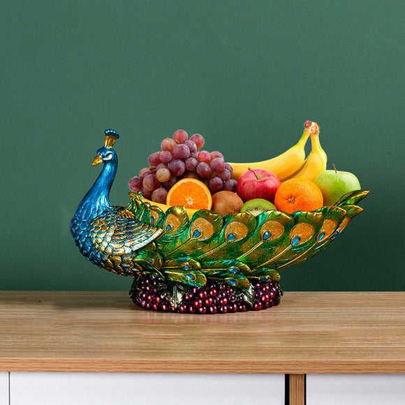 Bandeja Decorativa de Frutas Deshidratadas para Sala de Estar