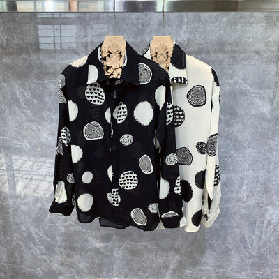 Blusa Estampada de Diseño Coreano Premium con Manga Larga - Image 12