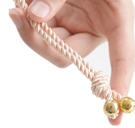 Bolsa de Almacenamiento de Joyas y Cosméticos con Orejas de Conejo - Seda con Cordón - Image 5