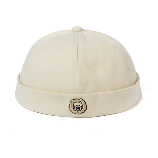 Gorra de Algodón Suave para Mujer con Bordado Melón Rojo
