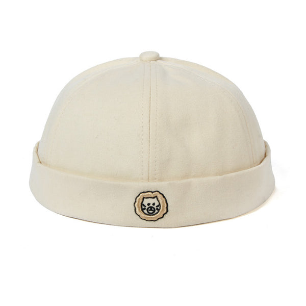 Gorra de Algodón Suave para Mujer con Bordado Melón Rojo