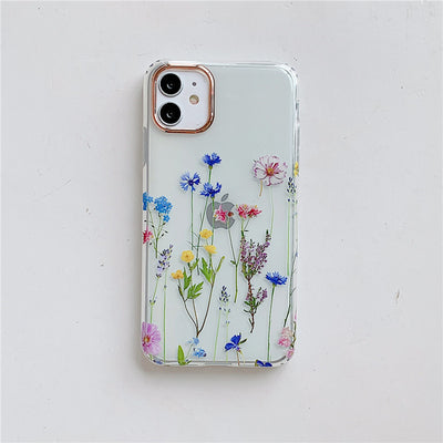 Funda Protectora Transparente con Diseño Floral para Teléfono - Image 10