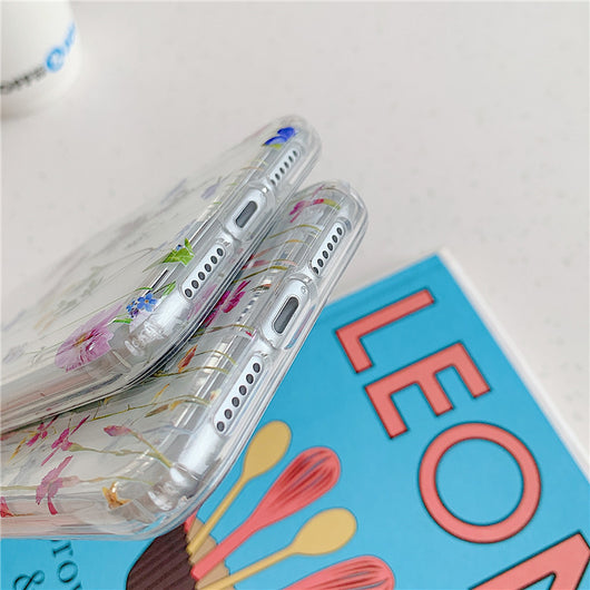 Funda Protectora Transparente con Diseño Floral para Teléfono - Image 15