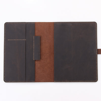 Carpeta Ejecutiva A5 Cuero Crazy Horse Artesanal - Organizador Profesional Personalizable - Image 9