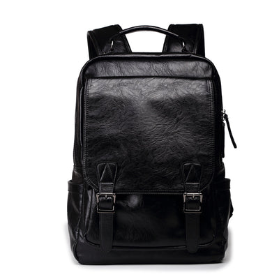 Mochila de Viaje Estudiante en Cuero PU con Hebilla de Seguridad - Image 4
