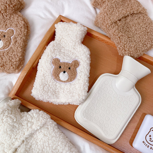 Bolsa Térmica de Peluche Adorable - Botella de Agua Caliente