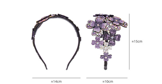 Diadema Cristal Antideslizante con Borde Ancho Dentado - Image 8