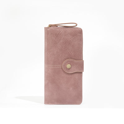Billetera Larga Retro con Cierre de Cremallera en Cuero PU para Mujer - Image 7