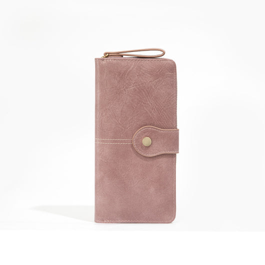 Billetera Larga Retro con Cierre de Cremallera en Cuero PU para Mujer - Image 7