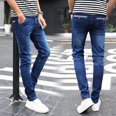 Pantalones Vaqueros Slim Fit Blancos con Stretch para Hombre - Image 11