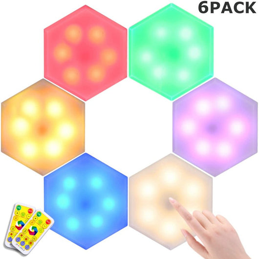 Luz LED RGB Modular para Pared con Control Remoto Infrarrojo - Image 2