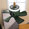 Ventilador de Techo Mini Silencioso con Luz LED y Control Remoto USB Recargable