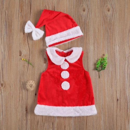 Conjunto de Falda y Chaleco Navideño 2 Piezas