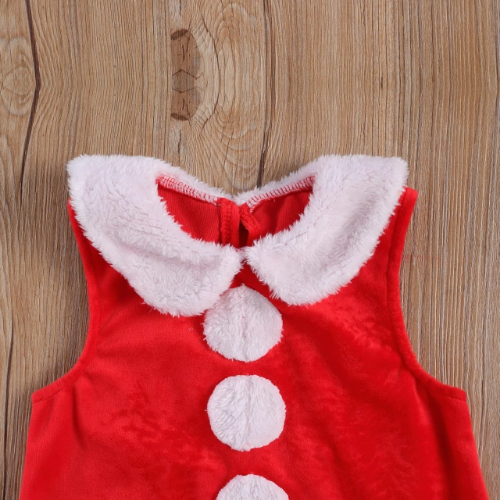 Conjunto de Falda y Chaleco Navideño 2 Piezas