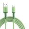 Suitable For Iphone Liquid Silicone Data Cable Verde A