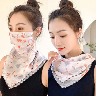 Pañuelo de Seda Multifunción para Rostro y Cuello - Máscara Protectora Ligera Verano - Image 5