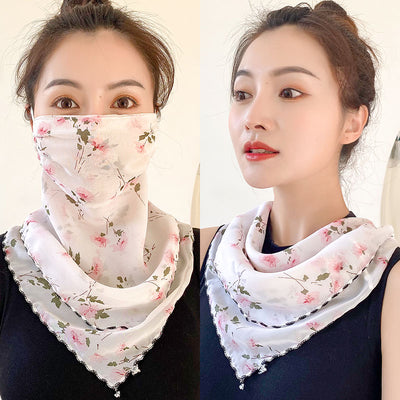 Pañuelo de Seda Multifunción para Rostro y Cuello - Máscara Protectora Ligera Verano - Image 9