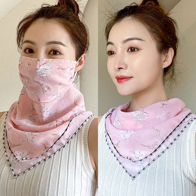 Pañuelo de Seda Multifunción para Rostro y Cuello - Máscara Protectora Ligera Verano - Image 8